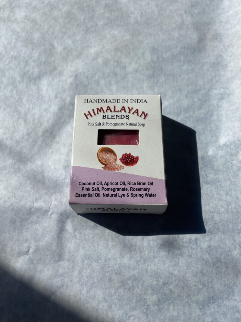 PINK SALT AND POMEGRANATE SOAP - Image 2