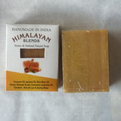 Honey Soap by Himalayan Blends Chamba – Organic, Moisturizing, Handmade Soap for Dry and Sensitive Skin